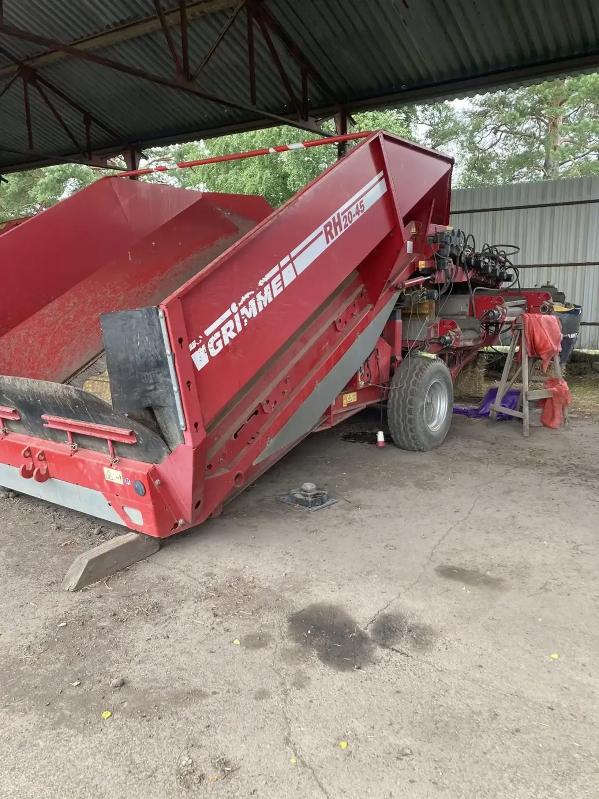Приемный бункер Grimme RH 20-45